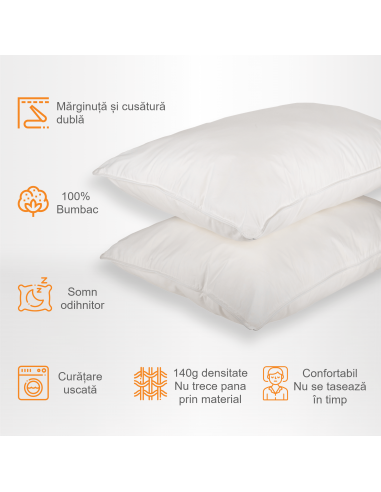 Set de 2 perne Pernador cu puf si...