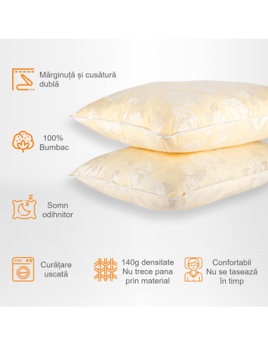 Set de 2 perne Pernador cu puf si...