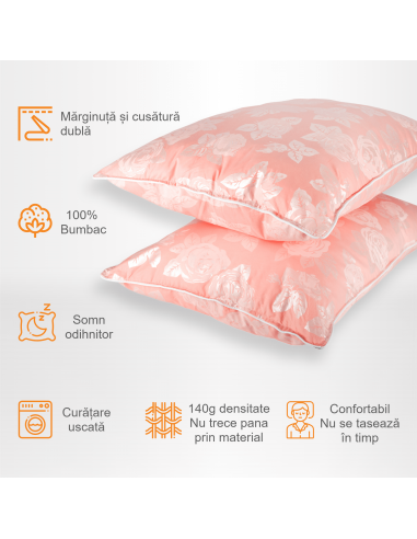 Set de 2 perne Pernador cu puf si...