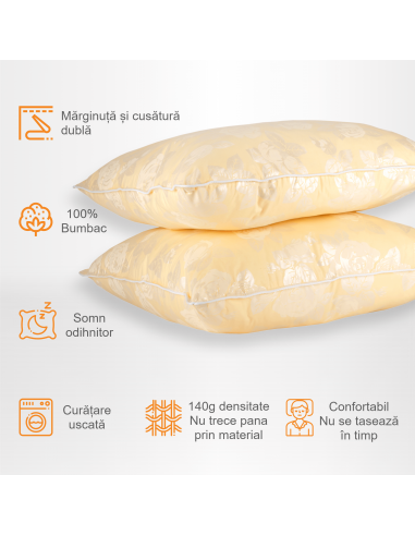 Set de 2 perne Pernador cu puf si...