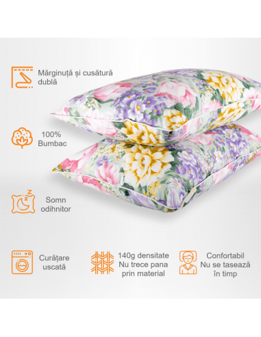 Set de 2 perne Pernador cu puf si...