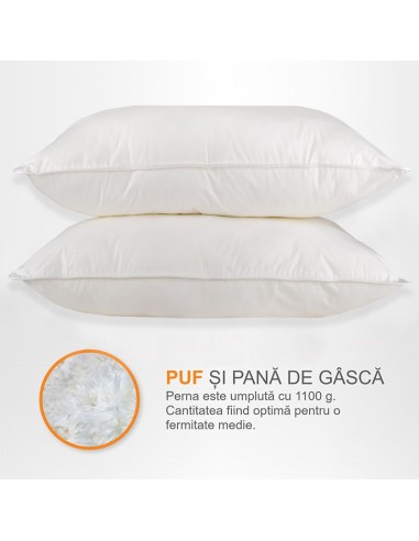 Set de 2 perne Pernador cu puf si...