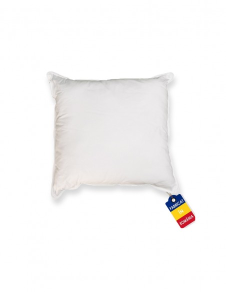 Perna Pernador cu 30% puf si pana de gasca, 40x40 cm, alb