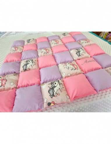 Saltea de joaca premium patchwork,...