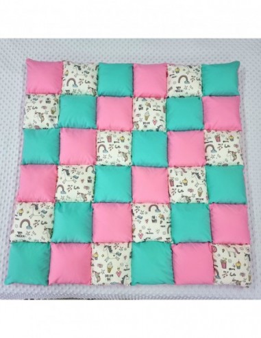 Saltea de joaca premium patchwork,...