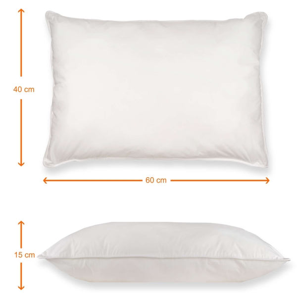 Set de 2 perne Pernador cu 15% puf de...