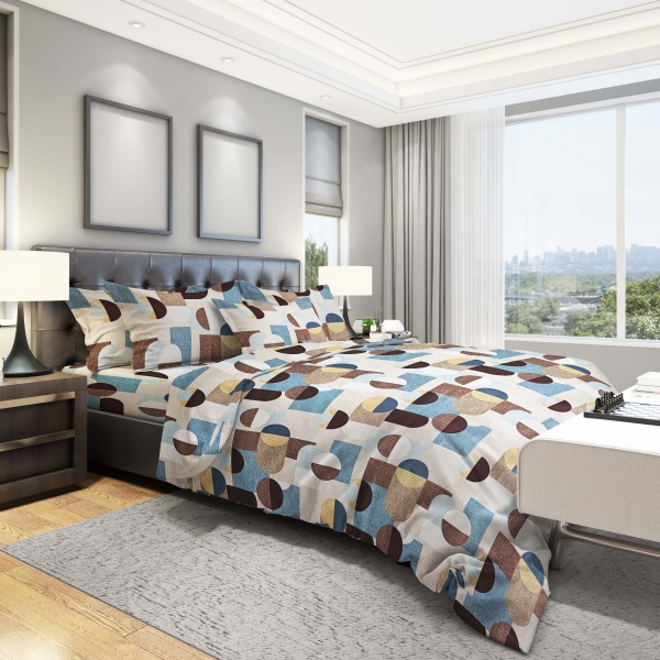 Lenjerie de pat Pernador® din Bumbac Ranforce, 1 persoana, cod culoare 71