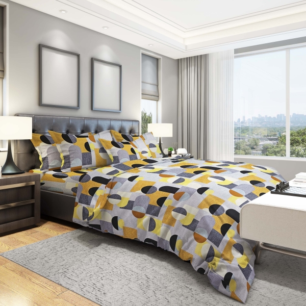 Lenjerie de pat Pernador® din Bumbac Ranforce, 2 persoane XL, cod culoare 71-B