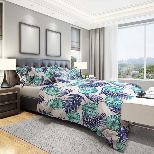 Lenjerie de pat Pernador® din Bumbac Ranforce, 2 persoane XL, cod culoare 50-B