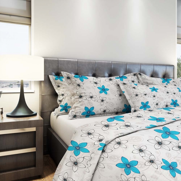 Lenjerie de pat Pernador® din Bumbac Ranforce, 1 persoana, cod culoare 86