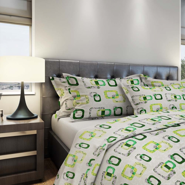 Lenjerie de pat Pernador® din Bumbac Ranforce, 2 persoane XL, cod culoare 51-C