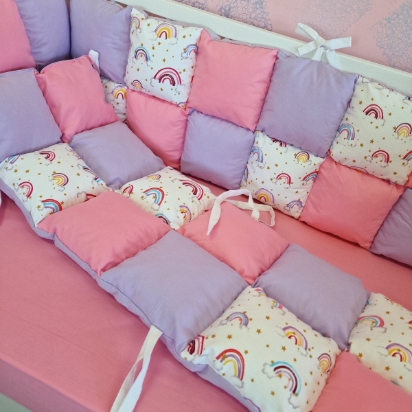 Aparatori de patut tip Patchwork mov...