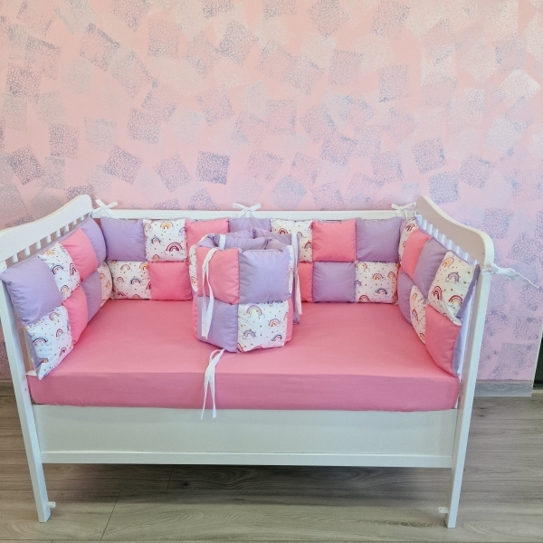 Aparatori de patut tip Patchwork mov...