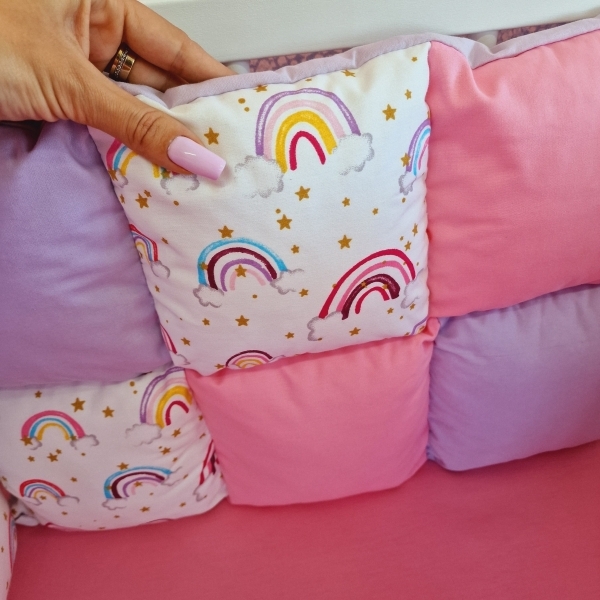 Aparatori de patut tip Patchwork mov...