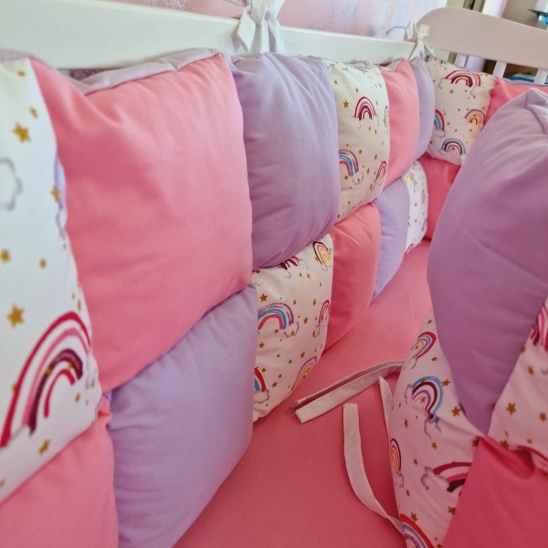 Aparatori de patut tip Patchwork mov...