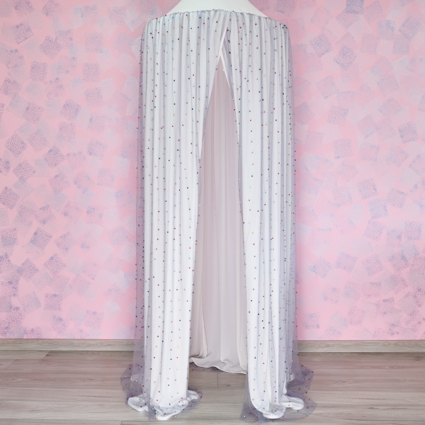 Baldachin de tavan din tulle si voal,...