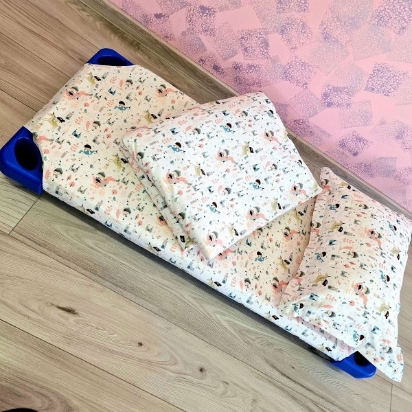 Lenjerie din Bumbac pentru patut stivuibil, Lumea basmelor