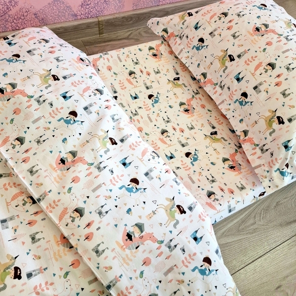 Lenjerie din Bumbac pentru patut...