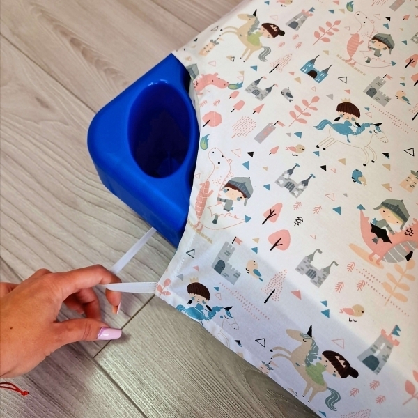 Lenjerie din Bumbac pentru patut stivuibil, Lumea basmelor