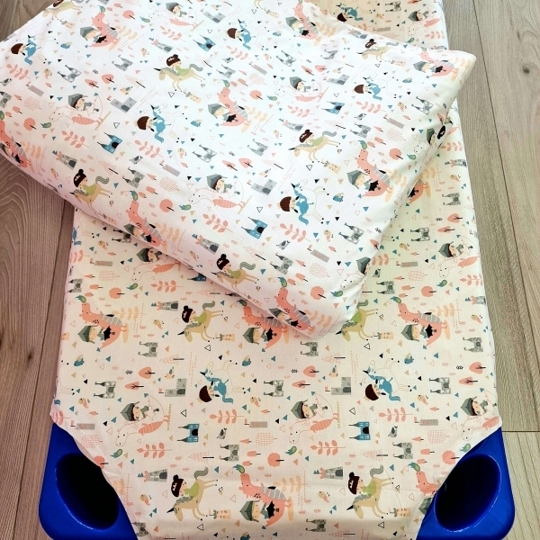 Lenjerie din Bumbac pentru patut stivuibil, Lumea basmelor