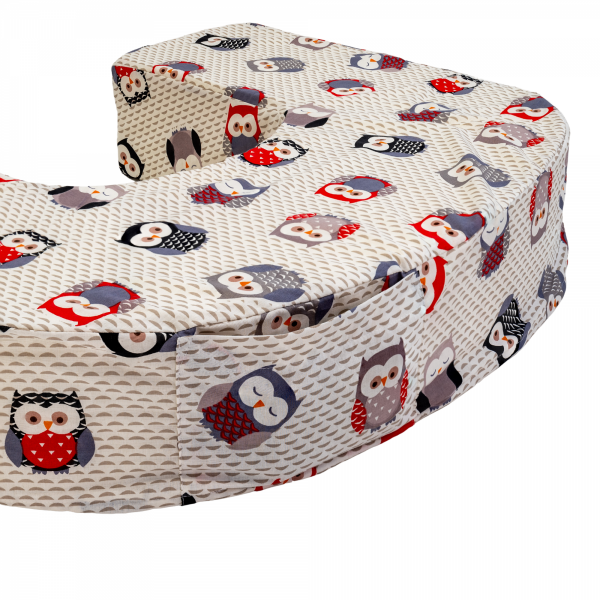 Perne pentru alaptat gemeni cu spatar, bufnite