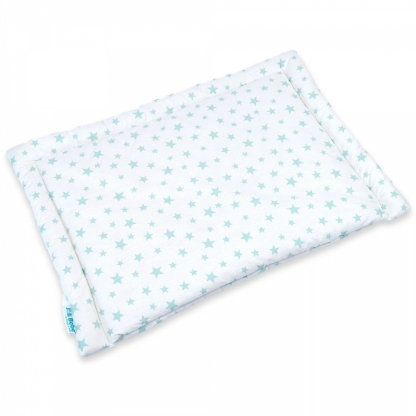 Perna pentru bebelusi din bumbac 40 x 60cm, stele teal