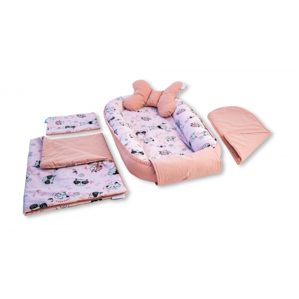 Set 5 piese Baby Nest din Bumbac,...