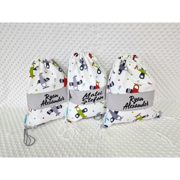 Saculet gradinita personalizat cu...