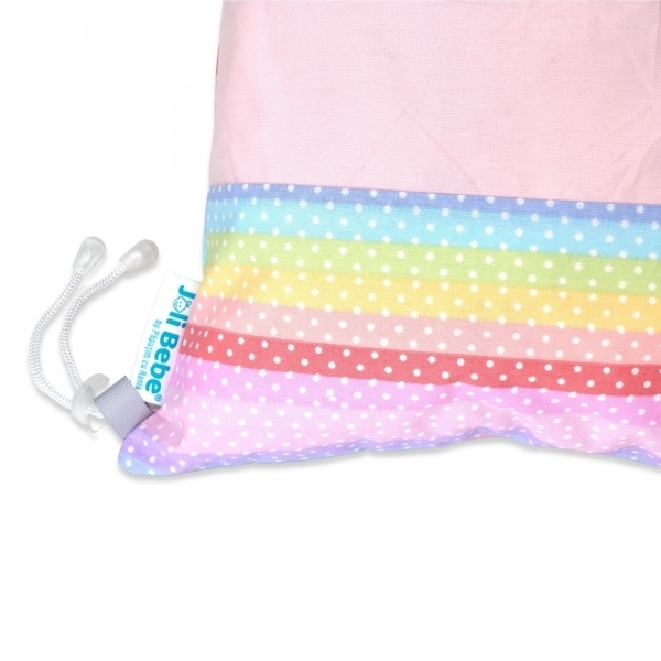 Saculet gradinita personalizat cu nume din Bumbac 40cm x 30cm, multicolor