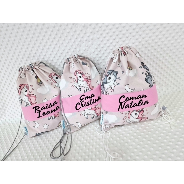 Saculet gradinita personalizat cu...