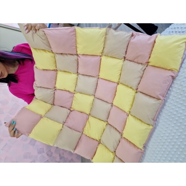 Saltea de joaca premium patchwork,...