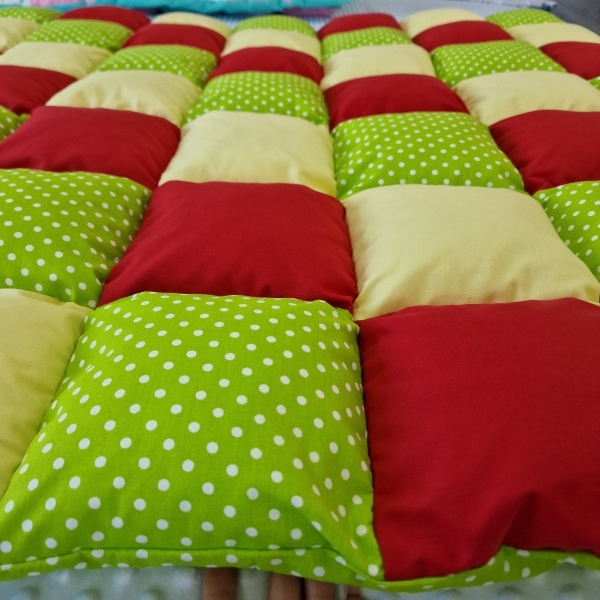 Saltea de joaca premium patchwork,...