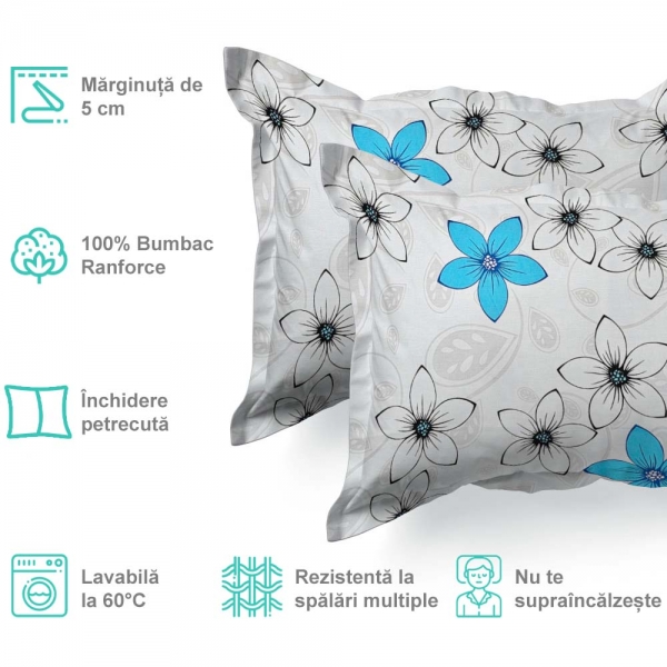 Set de 2 fete de perna 70x70cm din...