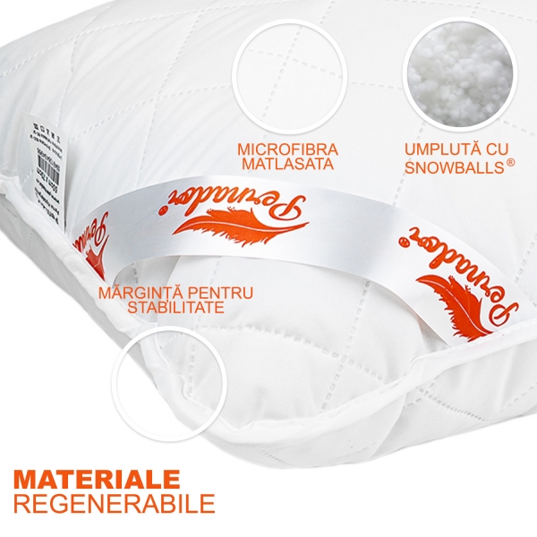 Set de 2 perne Pernador Hipoalergenice, 70x70 cm