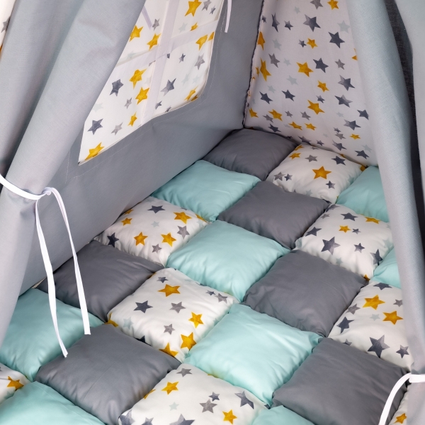 Cort de joaca Teepee, gri...