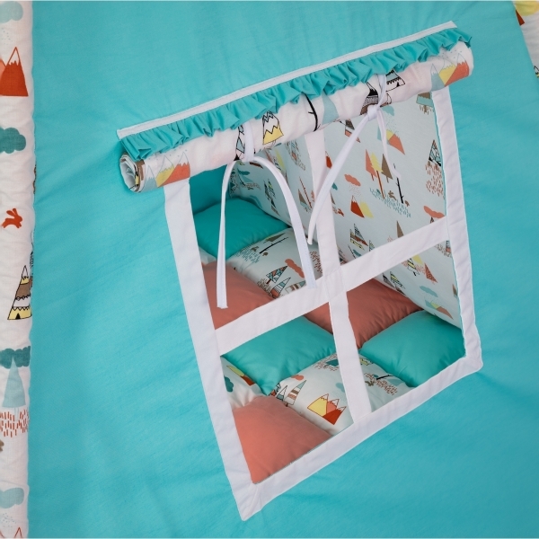 Cort de joaca Teepee, portocaliu...