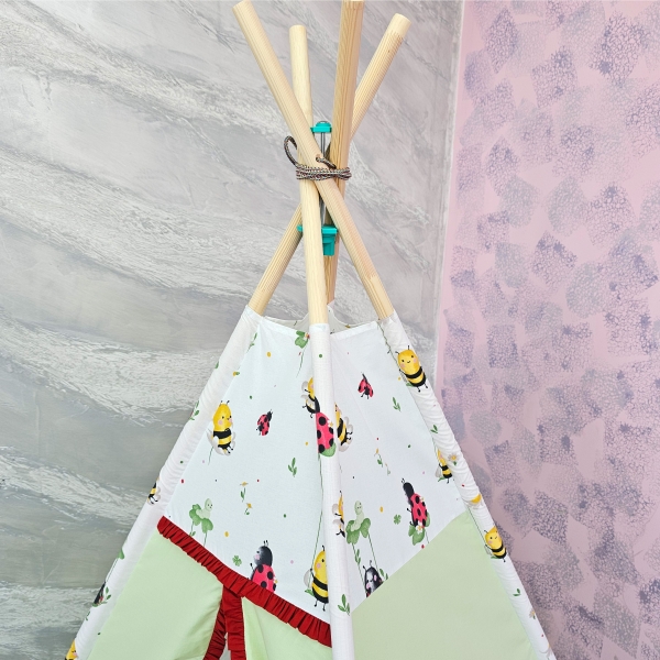 Cort de joaca Teepee, buburuze si...